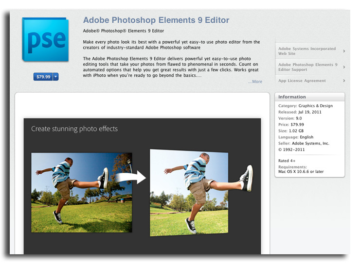 newest photoshop elements for mac